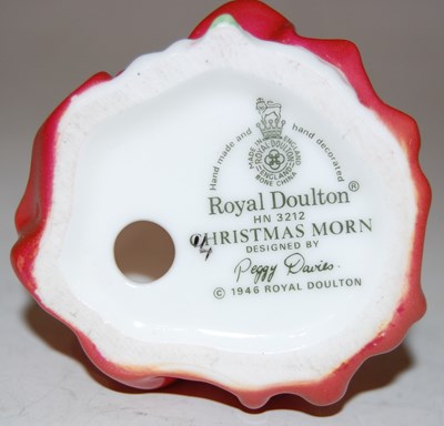 Lot 22 - A miniature Royal Doulton figure 'Christmas...