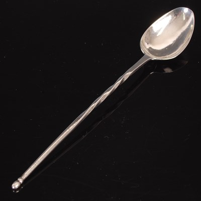 Lot 114 - A Scottish provincial silver masking spoon,...