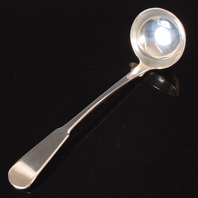 Lot 189 - A Scottish provincial silver toddy ladle, by...