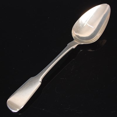 Lot 51 - A Scottish provincial silver teaspoon, by John...
