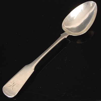Lot 52 - A Scottish provincial silver teaspoon, by...