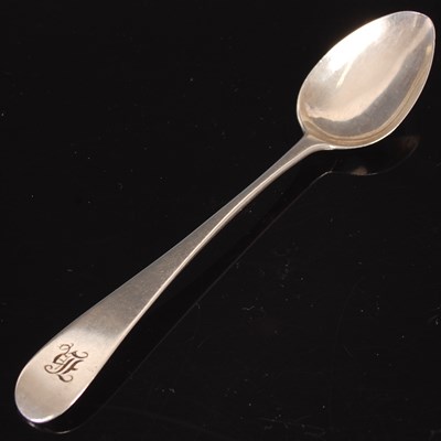 Lot 57 - A Scottish provincial silver masking spoon, by...