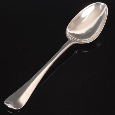 Lot 37 - A Scottish provincial silver tablespoon, by...