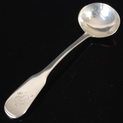 Lot 120 - An unusual Scottish provincial silver salt...