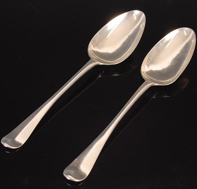 Lot 135 - A pair of Scottish provincial silver...