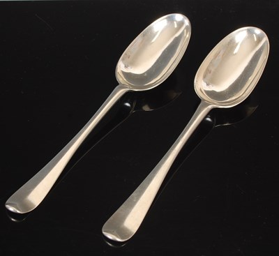 Lot 127 - A pair of Scottish provincial silver...