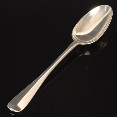 Lot 27 - A Scottish provincial silver tablespoon, by...