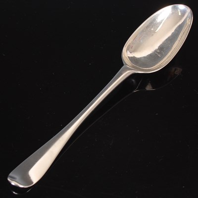 Lot 29 - A George II Scottish silver tablespoon, by...