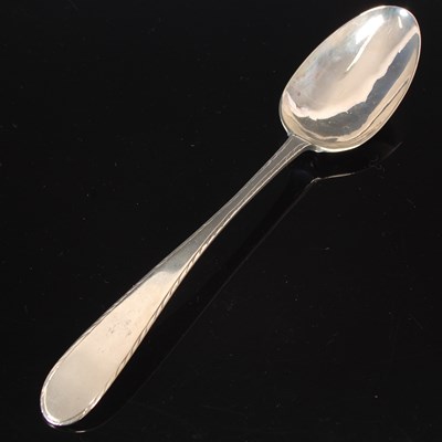 Lot 45 - An American silver tablespoon, by William...