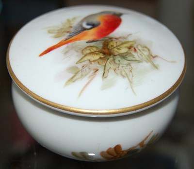 Lot 26 - A Royal Worcester hand-painted porcelain...