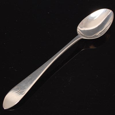 Lot 55 - An Irish provincial silver teaspoon, by Joseph...