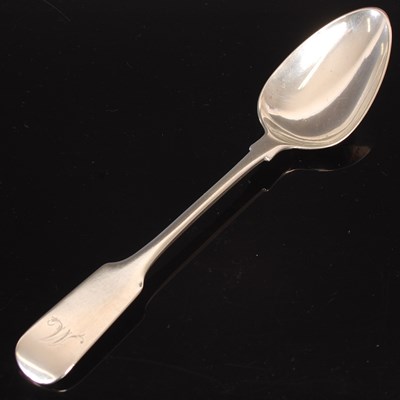 Lot 13 - A Scottish provincial silver tablespoon, by...