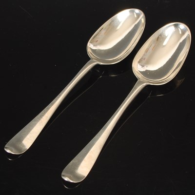 Lot 145 - A pair of Scottish provincial silver...