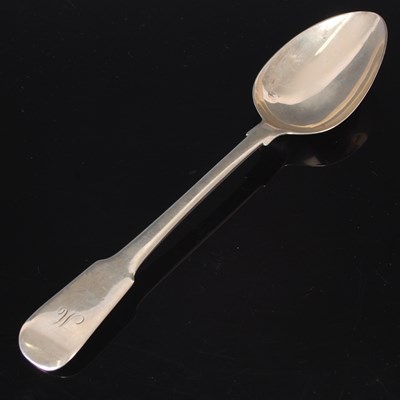 Lot 24 - A Scottish provincial silver tablespoon, by...
