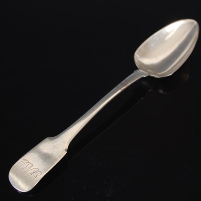 Lot 53 - A Scottish provincial silver teaspoon, by John...