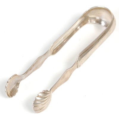 Lot 105 - A pair of Scottish provincial silver sugar...