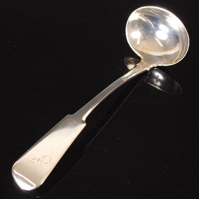 Lot 199 - A Scottish provincial silver toddy ladle, by...