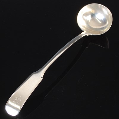 Lot 191 - A Scottish provincial silver toddy ladle, by...
