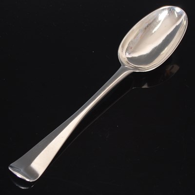 Lot 23 - A George II Irish silver tablespoon, by...