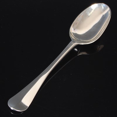 Lot 41 - A George II Scottish silver tablespoon, by...
