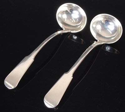 Lot 208 - A pair of Scottish provincial silver toddy...