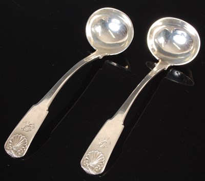 Lot 197 - A pair of Scottish provincial silver toddy...