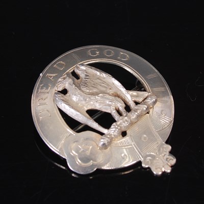 Lot 84 - A Scottish provincial silver clan badge, by...