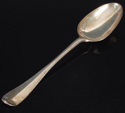 Lot 25 - A George III Scottish silver tablespoon, by...