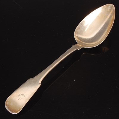 Lot 12 - A Scottish provincial silver tablespoon, by...
