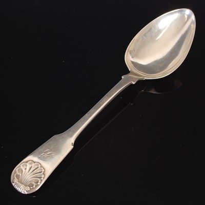 Lot 14 - A Scottish provincial silver tablespoon, by...