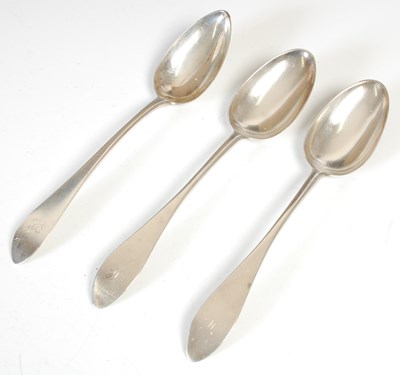 Lot 157 - A pair of Scottish provincial silver...