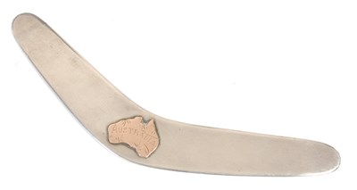 Lot 119 - Australian interest, a novelty silver letter...