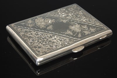 Lot 93 - A late Victorian silver aide memoire, by C....