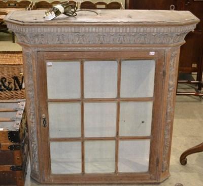 Lot 1093 - A 19th century / later painted pine glazed...