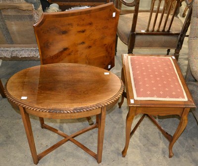 Lot 1116 - A group of occasional furniture, to include a...