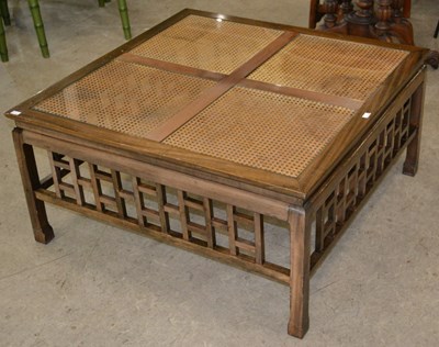 Lot 1142 - A 20th century Chinese style coffee table of...