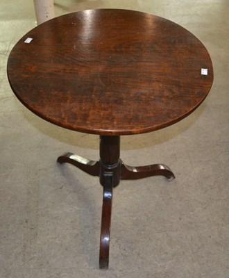 Lot 1158 - A 19th century mahogany flip-top wine table,...