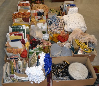 Lot 878 - Fourteen boxes of assorted haberdashery...