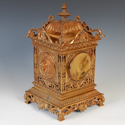 Lot 224 - A late 19th/ early 20th century gilt brass...