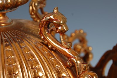 Lot 224 - A late 19th/ early 20th century gilt brass...