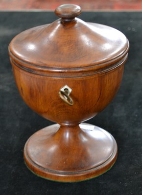 Lot 783 - A George III style urn shaped tea caddy,...
