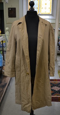 Lot 896 - A Burberry sand overcoat.
