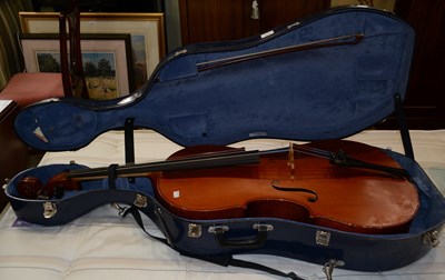 Lot 1072 - A Steiner's of Edinburgh Four String Cello,...