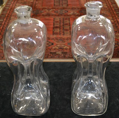 Lot 792 - A near pair of Danish Kastrup glass / Kluk...