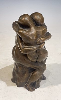 Lot 684A - A 20th century composite bronzed sculpture of...