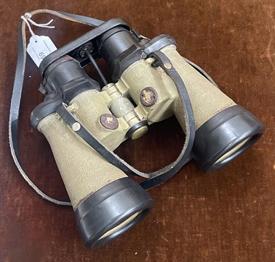 Lot 690 - A pair of German Kriegsmarine 7X50 binoculars...