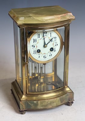 Lot 703 - A 19th century / later French onyx and gilt...