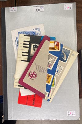 Lot 706 - A box of assorted stamps, to include Russian...