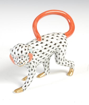 Lot 653 - A Herend 'Walking Monkey' figurine, hand...