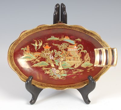 Lot 657 - A 20th century Carlton Ware Rouge Royal...